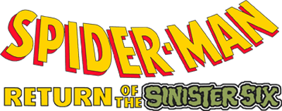 Spiderman Return of the Sinister Six logo for NES